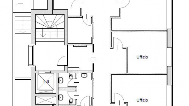 Ufficio rappresentativo al 2° piano - in pieno centro