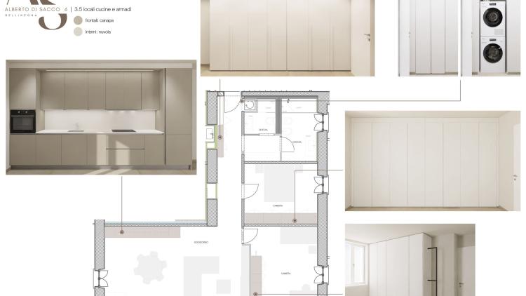 Appartamento 3.5 locali ammobiliato e climatizzato con imprendibile vista sui tre castelli