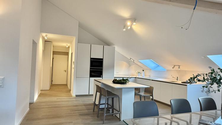 Bellissimo attico 3,5 locali ammobiliato e climatizzato completamente ristrutturato in prima locazione