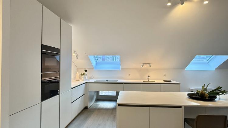 Bellissimo attico 3,5 locali ammobiliato e climatizzato completamente ristrutturato in prima locazione