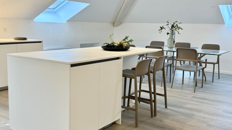 Bellissimo attico 3,5 locali ammobiliato e climatizzato completamente ristrutturato in prima locazione